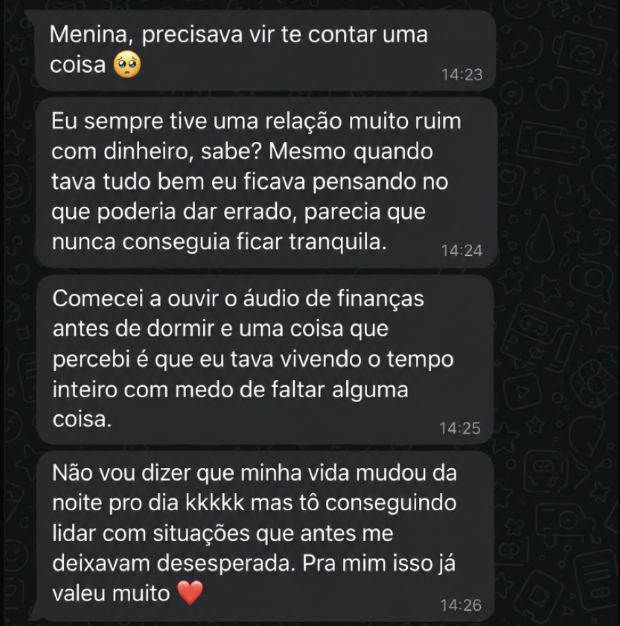 Feedback enviado por Sônia Ribeiro